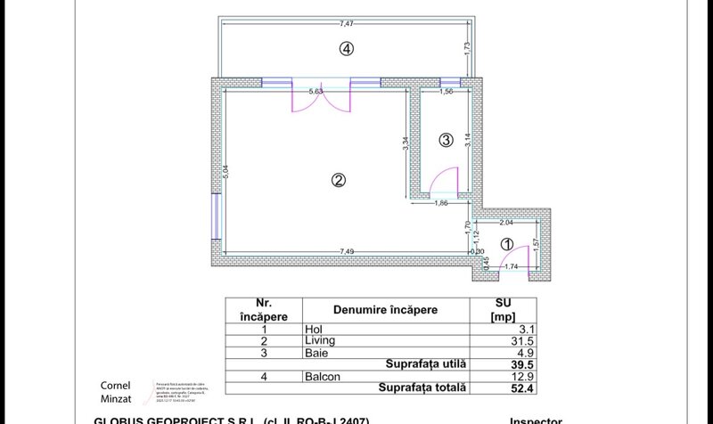 Drumul Taberei, studio urias 52 mp (cea mai mare varianta) bloc 2008,